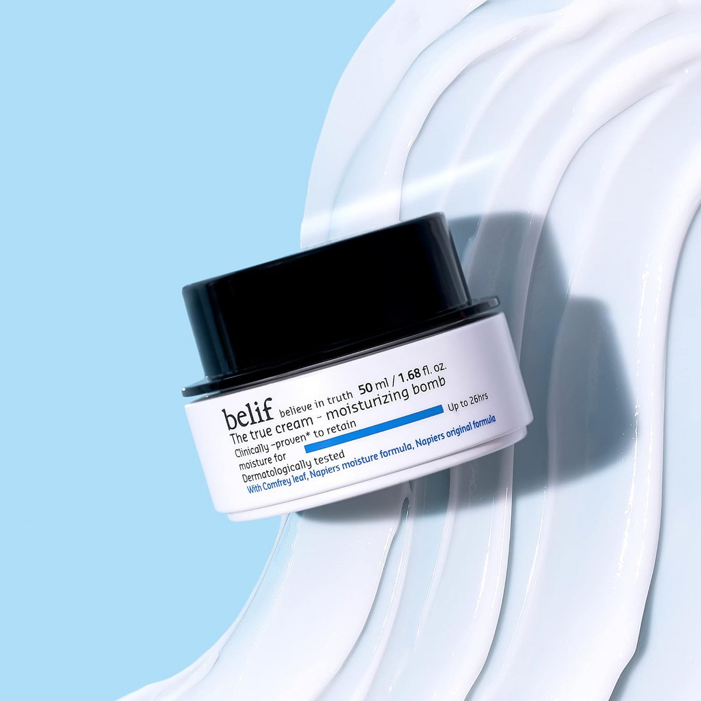 belif Aqua Bomb – Daily Niacinamide Hydrating Moisturizer, Lightweight Plumping Facial Cream with Hyaluronic Acid & Squalane, Cooling Effect, Anti-Aging, Korean Skincare